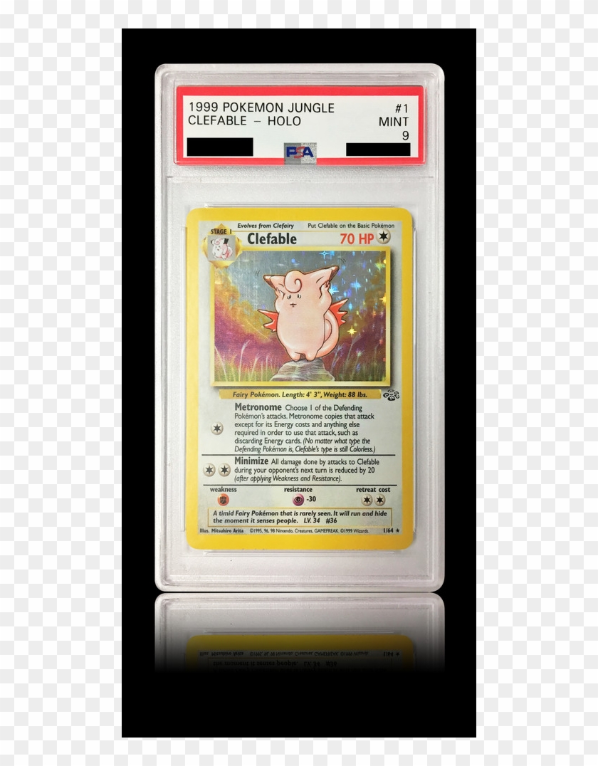 Psa 9 Clefable 1/64 - Pokémon Trading Card Game Clipart #4485420