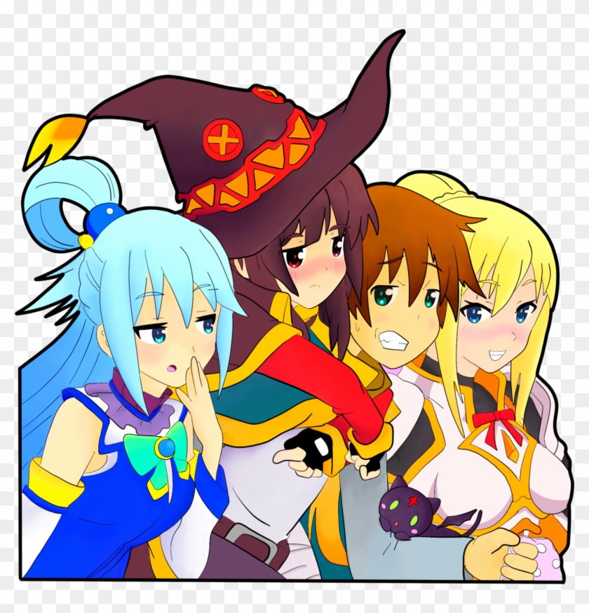 Download Konosuba Sticker - Cartoon Clipart Png Download - PikPng