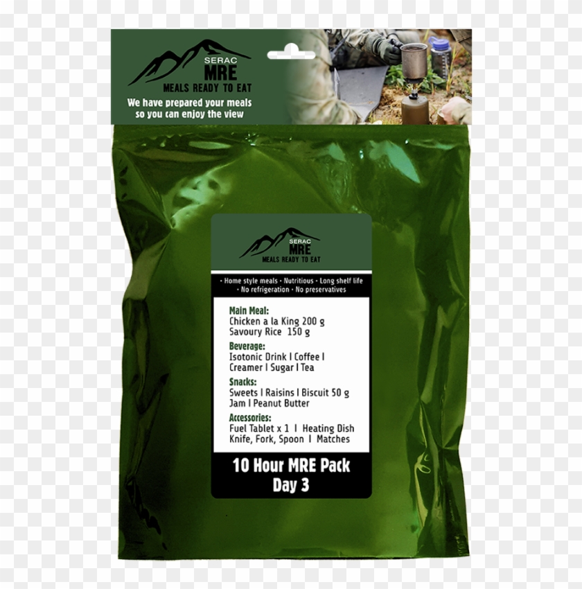 Serac Mre 10 Hour Mre Pack Day - Meal, Ready-to-eat Clipart #4485496