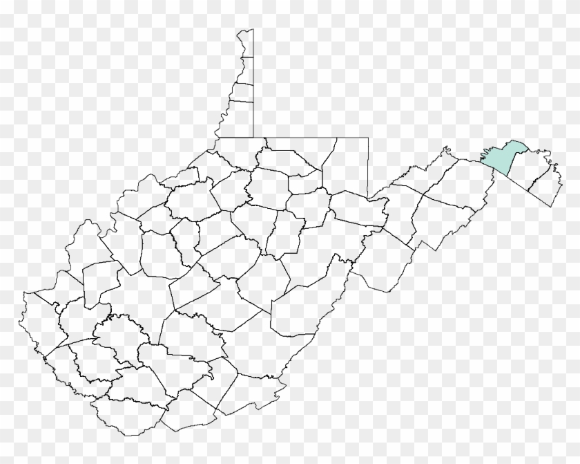 Calymene Cresapensis Fossils In Wv 3 Deleted - West Virginia County Outline Clipart #4485530