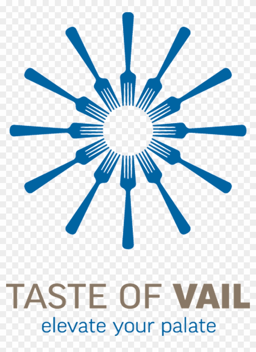 The Taste Of Vail - Fork In The Road Foods Logo Clipart