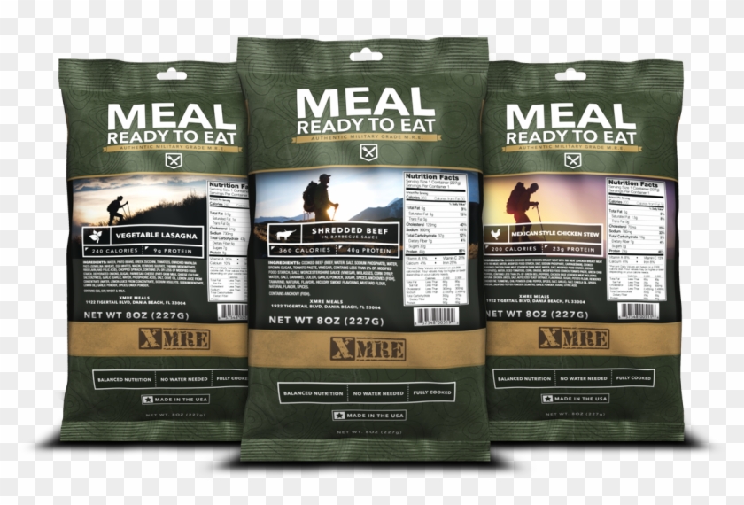 Xmre 1300xt Military Grade Extended Shelf-life Mre's - Kitten Clipart