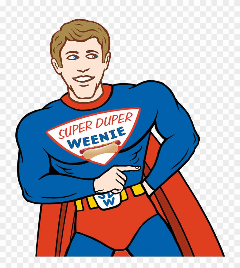 Weeniepointingguy - Super Duper Weenie Logo Clipart #4486394