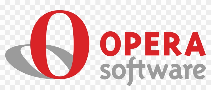 This Makes A Good Logo Because The O Catches The Eye - Opera Software Logo Clipart