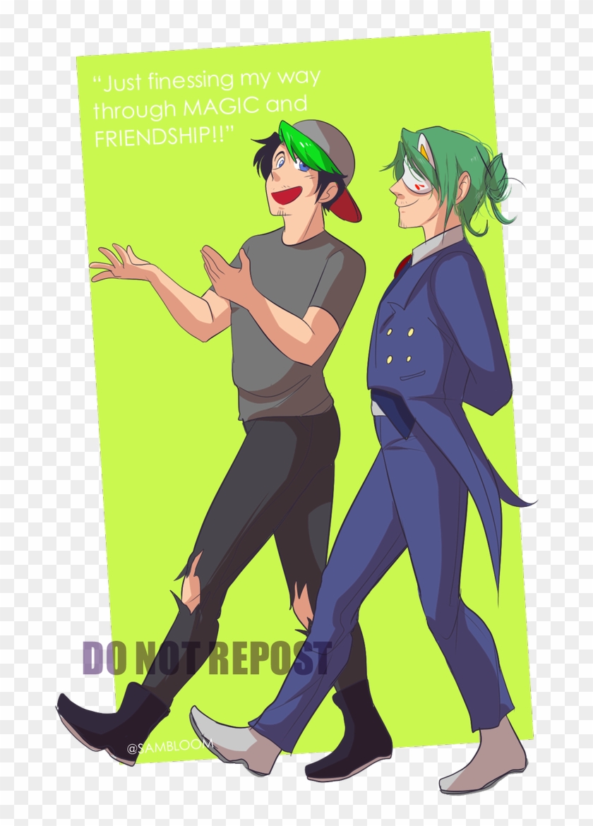 Just Finessing My Way Through Magic And Friendship - Cartoon Clipart