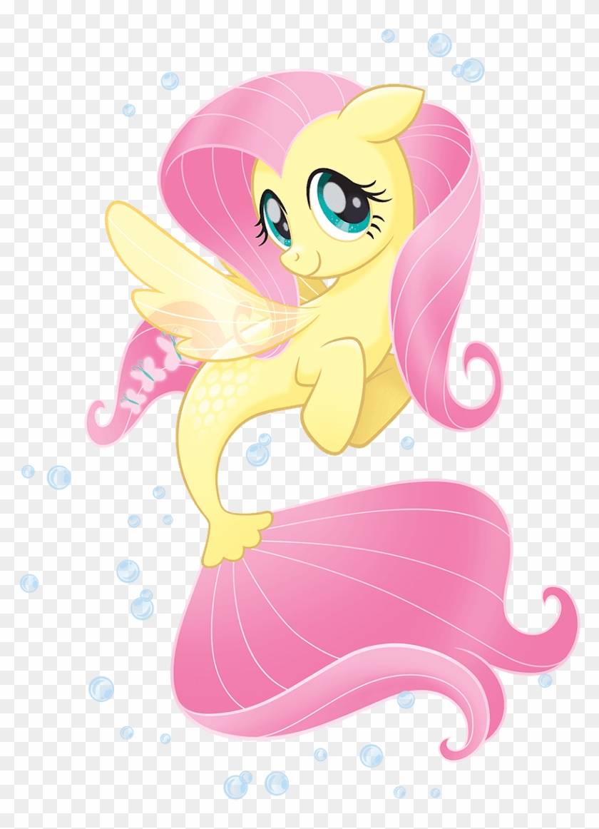 Mlp Vector Sea Pony Fluttershy Pinterest - My Little Pony Fluttershy Mermaid Clipart #4486926