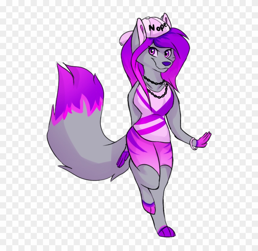 Download Purple Gangster Anthro Adopt By Taconoobgamer-da0xmre - Cartoon Clipart #4486985