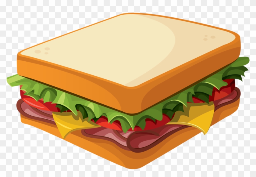 Vector Royalty Free Stock Jelly Clipart Orange Food - Transparent Background Sandwich Clipart - Png Download