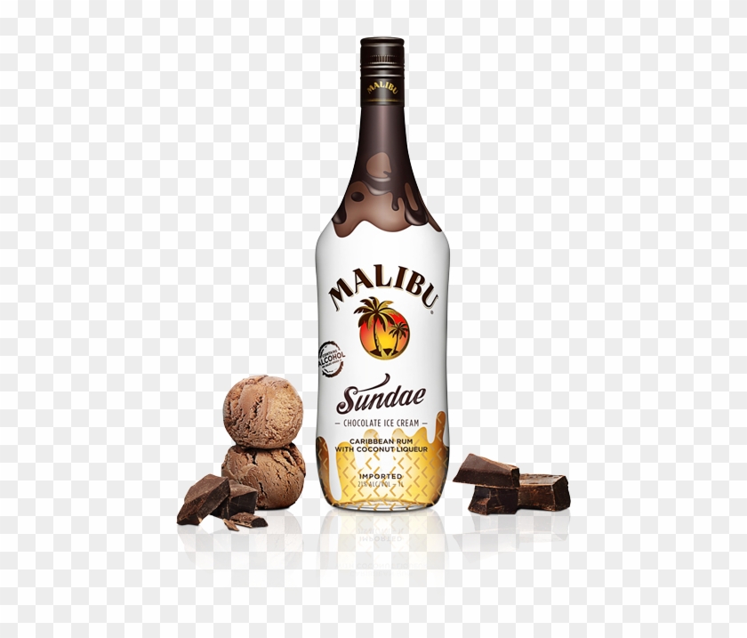 Malibu Sundae - Malibu Rum Sundae Clipart #4487231
