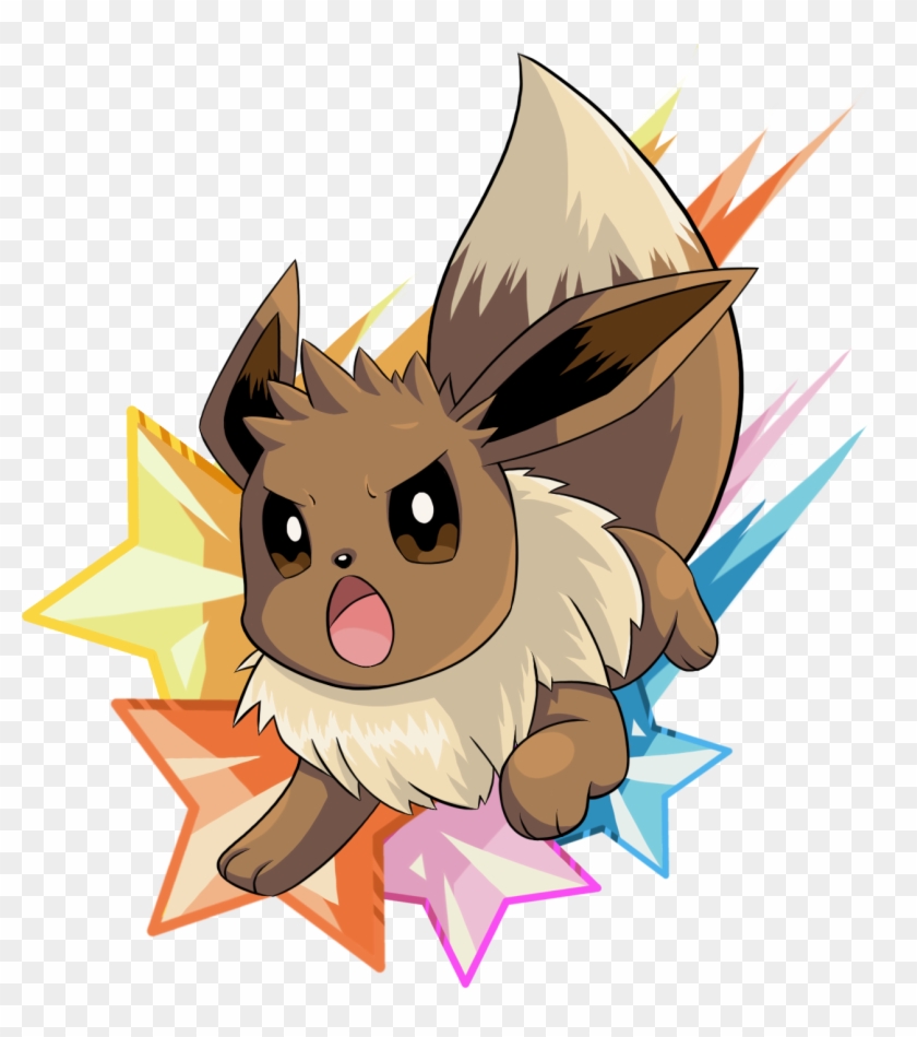 Eevee Colorless Energy Pokemon Card Clipart #4487407