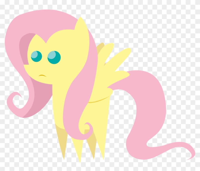You Can Click Above To Reveal The Image Just This Once, - Mlp Fluttershy Pointy Pony Clipart