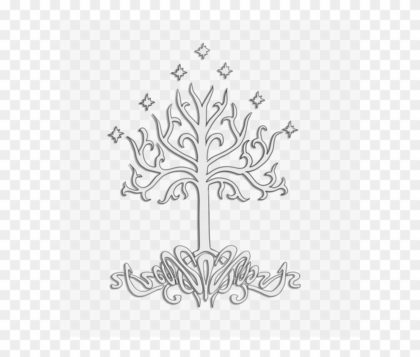 Tree Of Gondor By Elinah-d4xc3wf - Tree Of Gondor Png Clipart