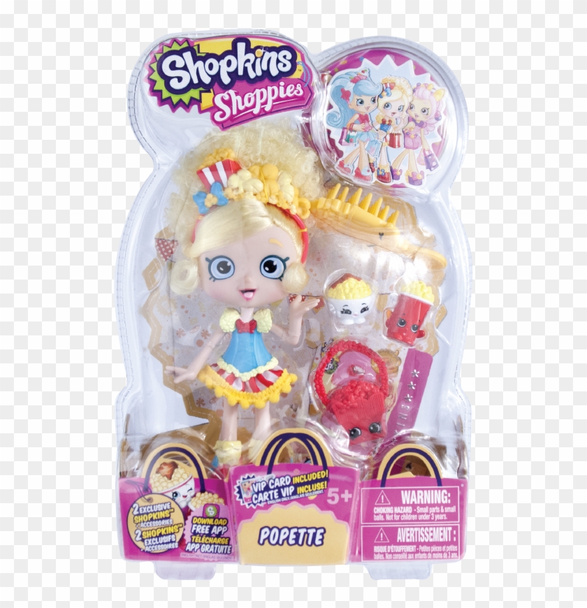 Shopkins Season 5 6 Card 120 Popette Card Free Post - Shopkins Clipart