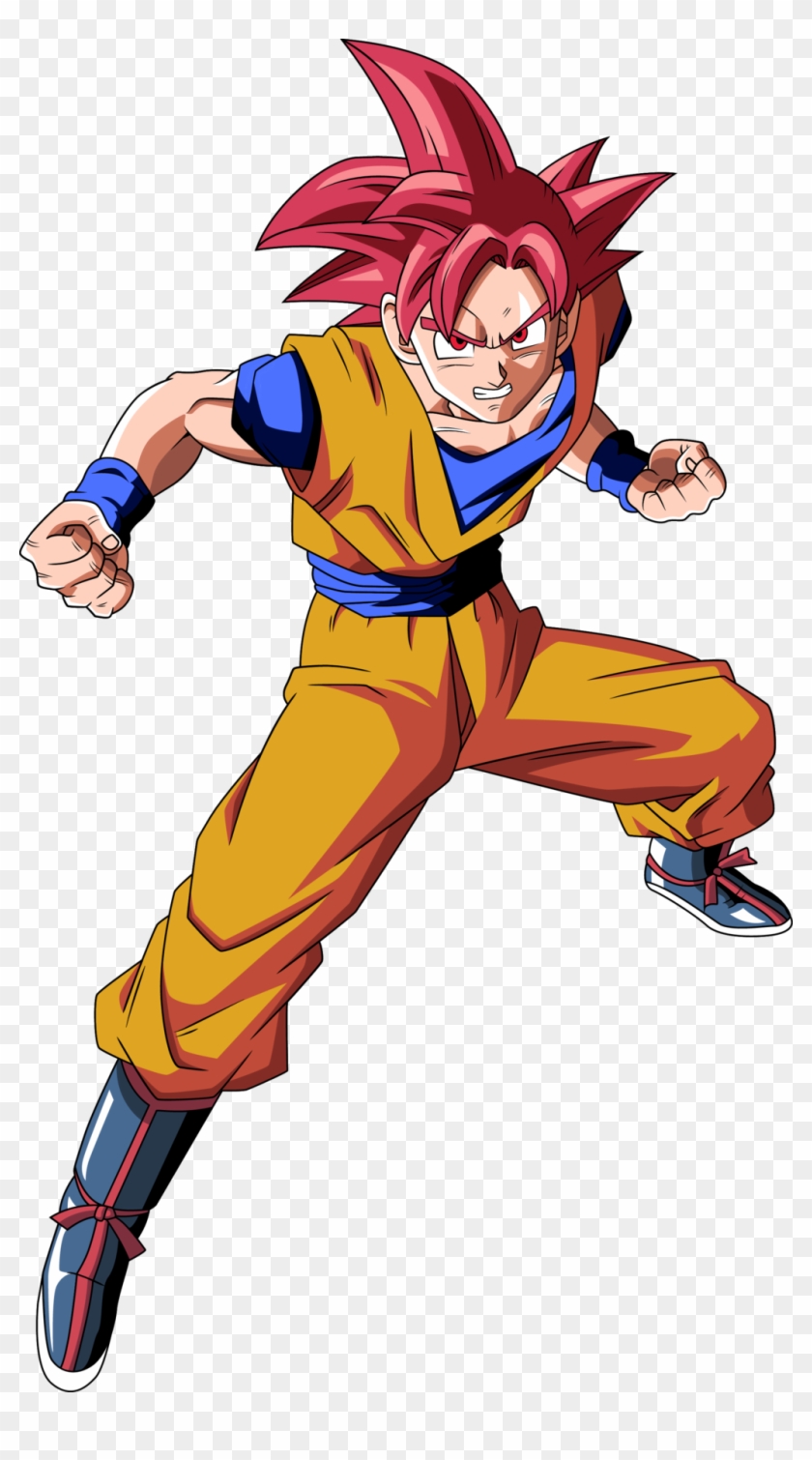 Super Saiyajin Dios Azul - Dbz Goku Ssj Dios Clipart