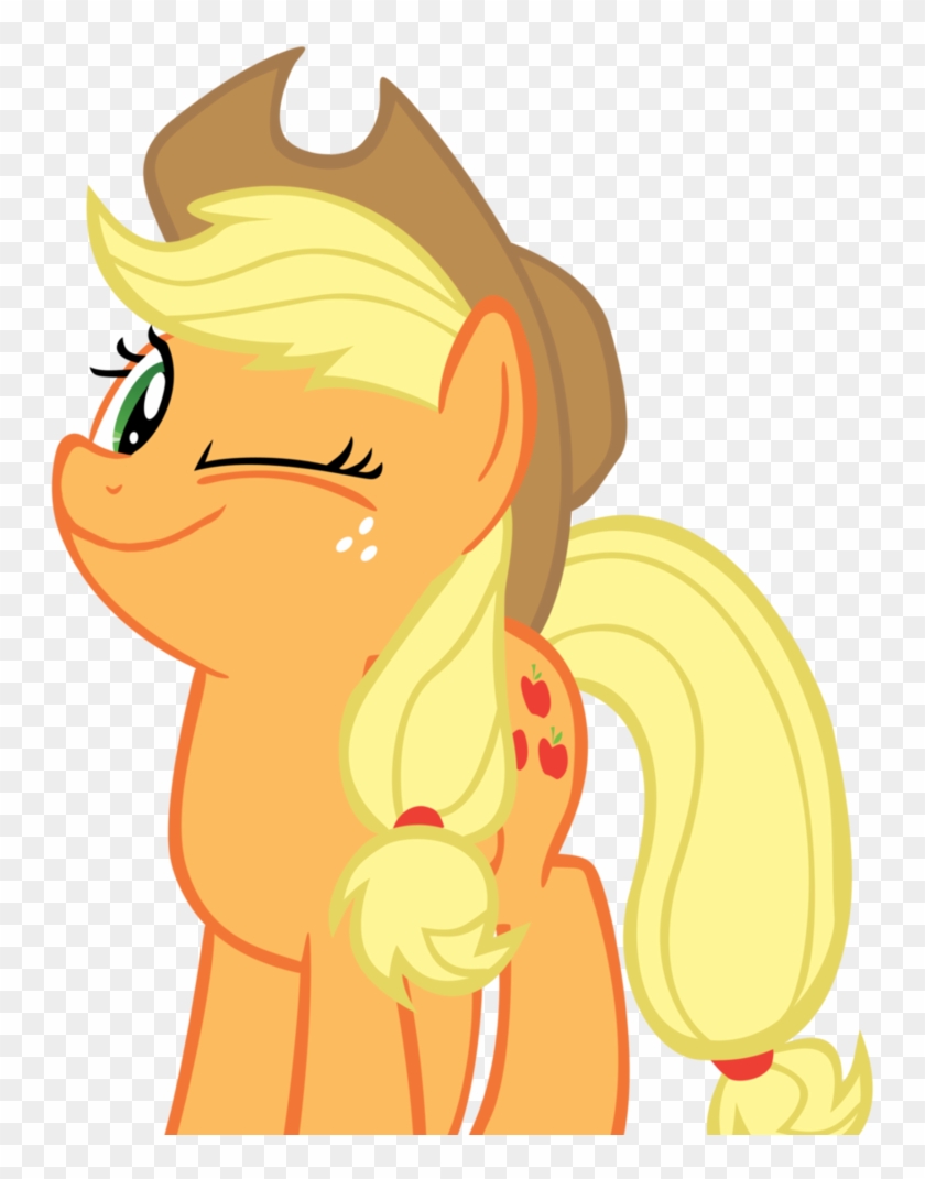 Post 25040 0 62685400 1399659593 Thumb - Mlp Applejack Wink Clipart