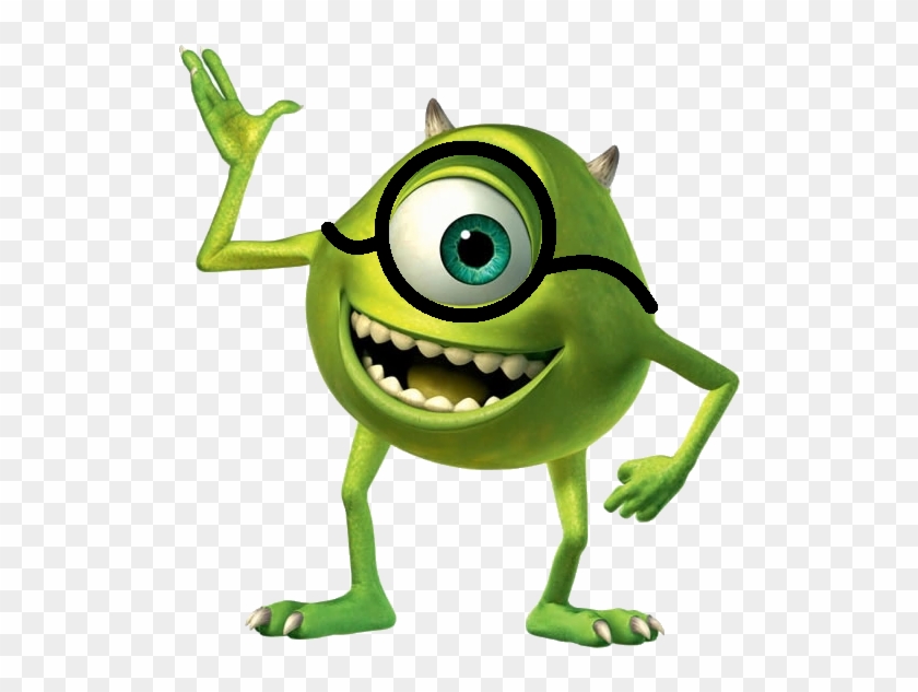 Does Mike Wazowski Blink Or Wink Clipart #4488466