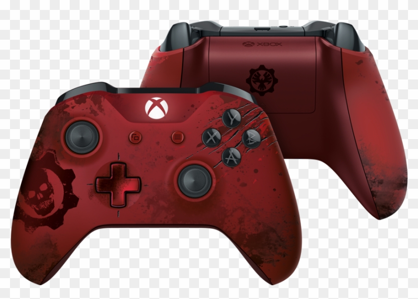 Crimson Omen And Jd Fenix Limited Edition Wireless - Control Xbox One Gears Of War Clipart #4489091