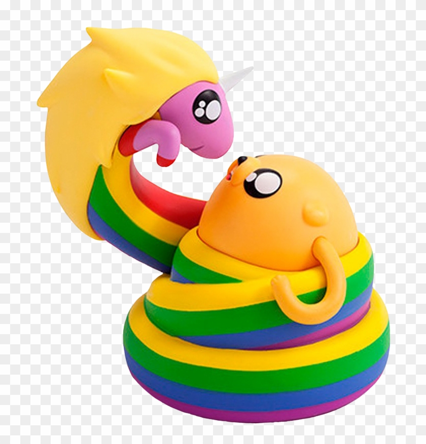 Adventure Time Lady Rainicorn 7” Vinyl Figure The Truest - Adventure Time Lady Rainicorn And Jake Clipart