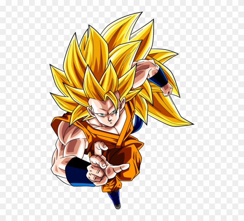 Goku Aparece Con Una Nueva Forma Ya Que Lleva El Cabello - Goku Ssj Blue 3 Clipart #4489272