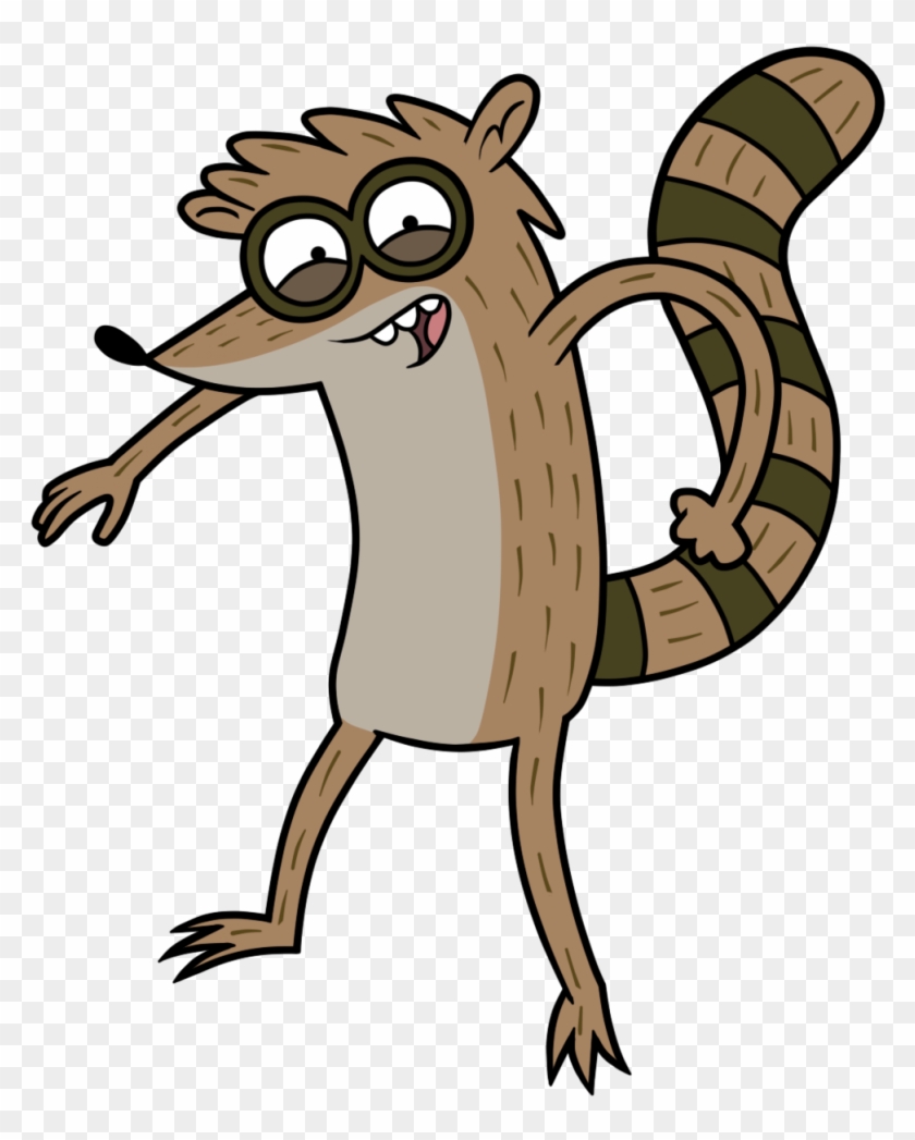 Rigby-821x1024 - Mordecai And Rigby Clipart