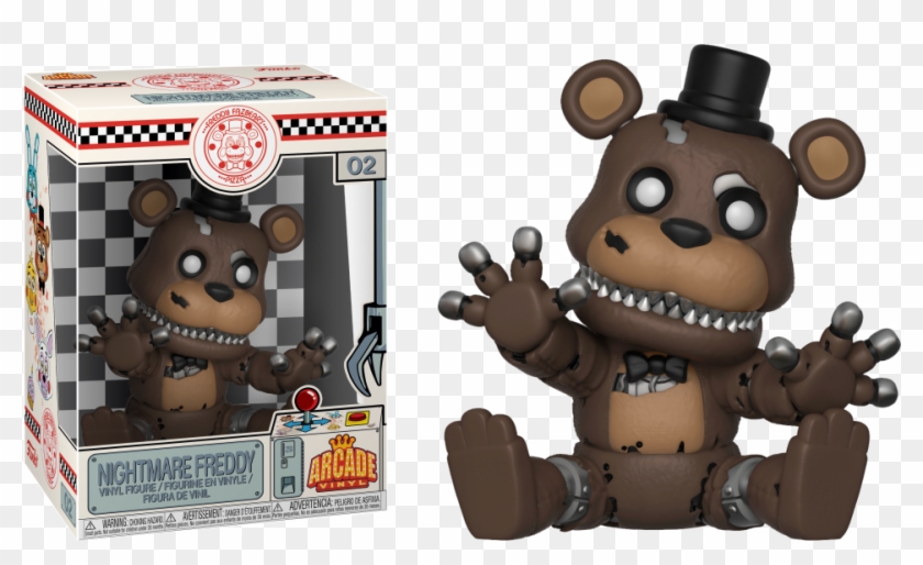 Pop Vinyl Five Nights At Freddy's Freddy Nightmare - Five Nights At Freddy's Vinyl Figure Nightmare Freddy Clipart #4489619