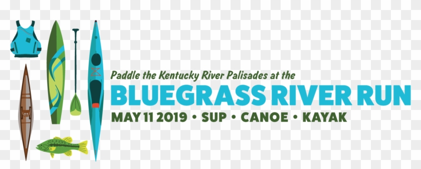 3rd Annual Bluegrass River Run - Graphic Design Clipart #4489917