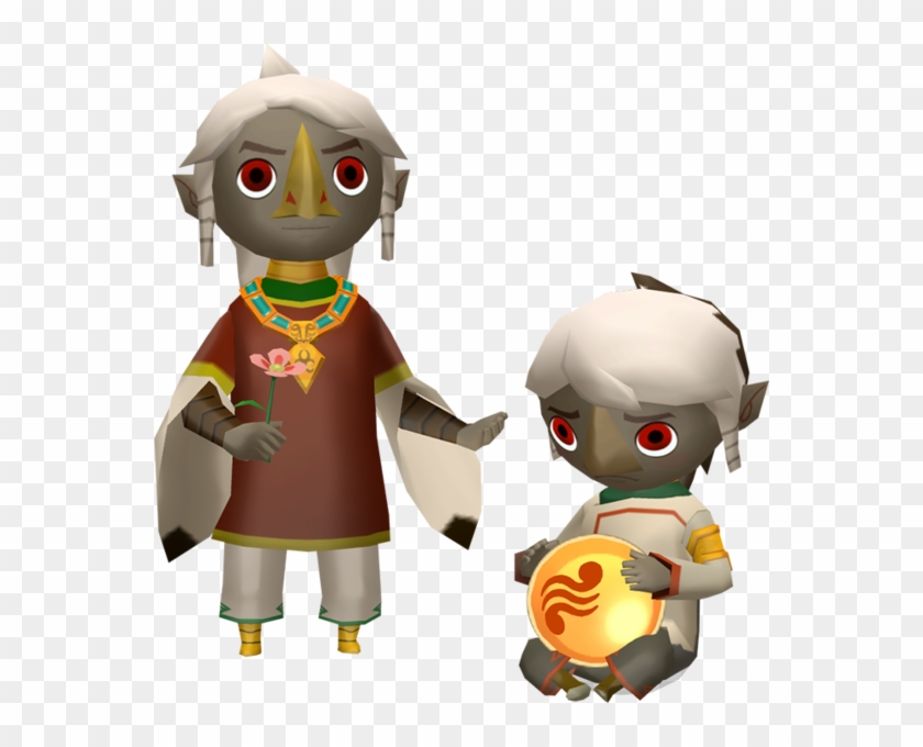 560px-tww Komali Figurine - Legend Of Zelda Wind Waker Orni Clipart