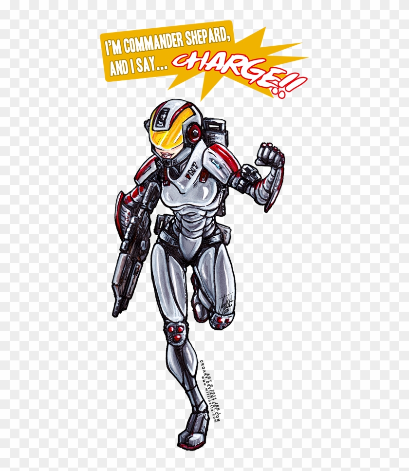 Mass Effect,фэндомы,me Art,femshep - Cartoon Clipart #4490453
