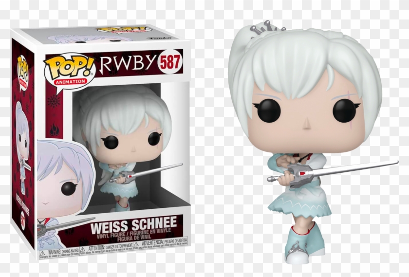 Weiss Schnee Funko Pop Vinyl Figure - Rwby Funko Pop Clipart #4490604