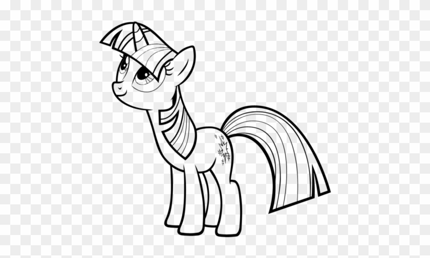 My Little Pony Coloring Pages Twilight Sparkle Alicom - Cartoon Clipart #4490714