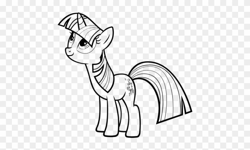 My Little Pony Coloring Pages Twilight Sparkle Alicom - Cartoon Clipart