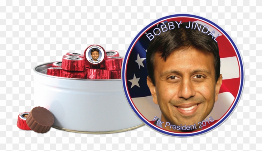 Bobby Jindal For President Tin With Bobby Jindal Two-bite - Event Clipart #4491029