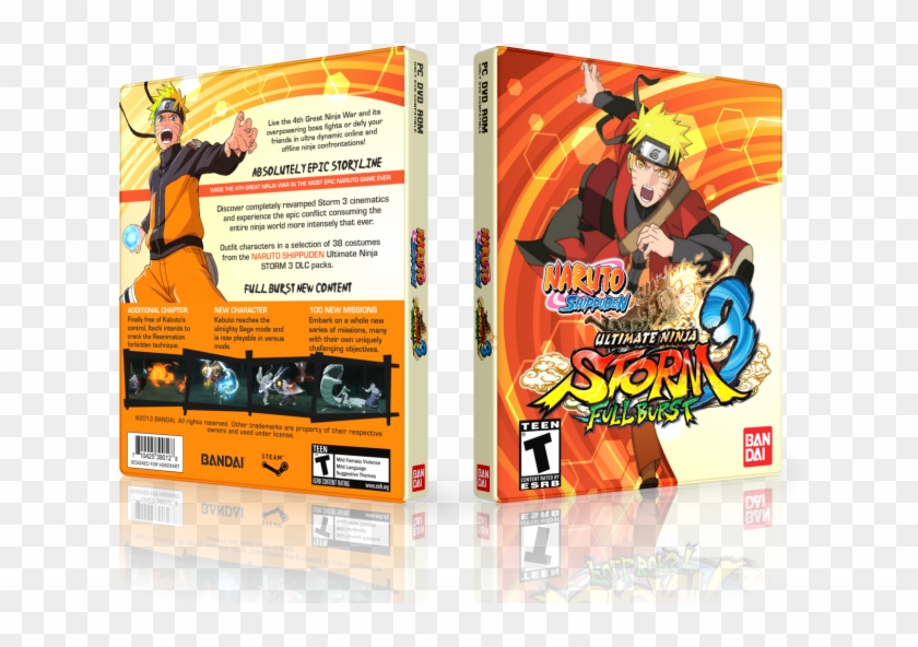 Download Game Naruto Shippuden Ultimate Ninja Storm - Ninja Storm 3 Full Burst Cover Clipart