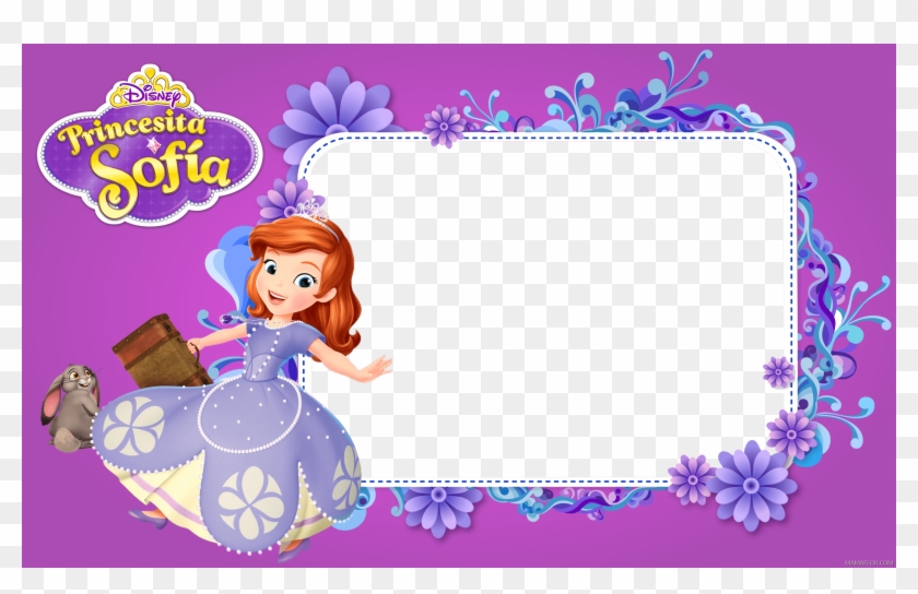 Violet Flowers Frames Png Clipart #4491235