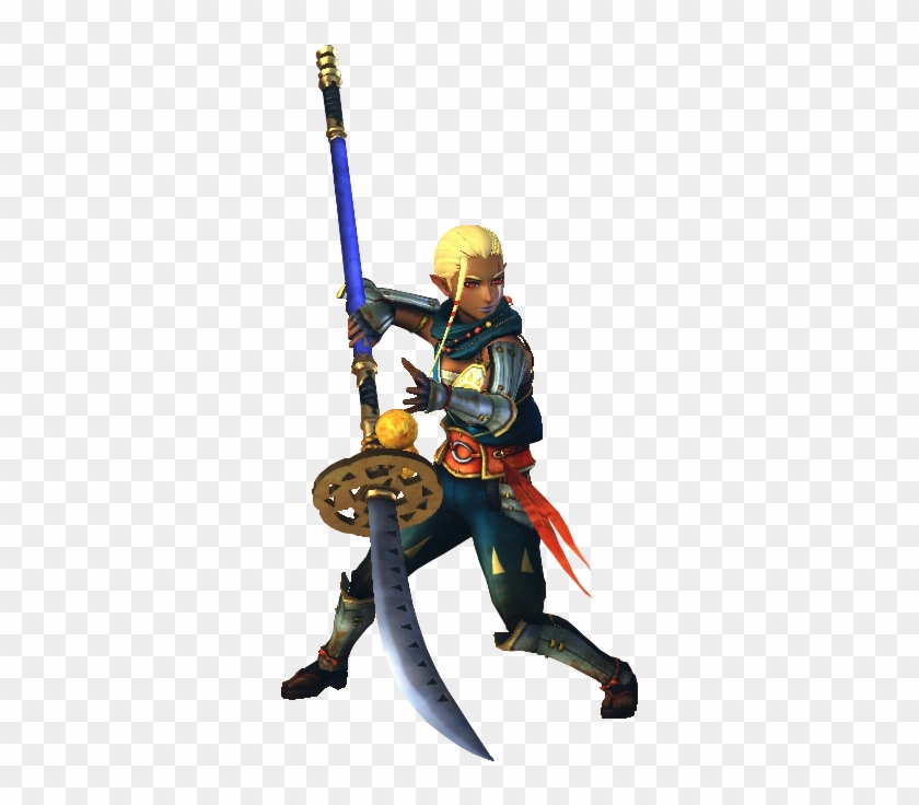 I Would Love It If They Included The Set Costume Feature - Impa Hyrule Warriors Naginata Clipart