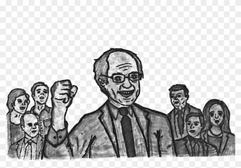 Can You Feel The Bern, Again - Sketch Clipart #4491468