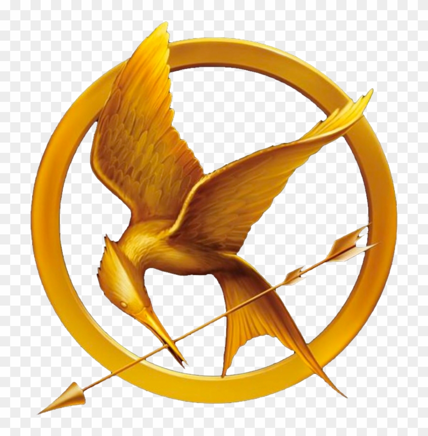 Transparent Mockingjay Pin Edited (badly) By Totally - Hunger Games Book Logo Clipart