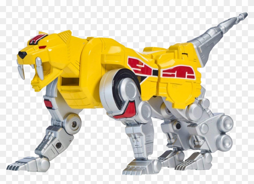 Mighty Morphin Power Rangers - Power Rangers Zords Sabertooth Tiger Clipart
