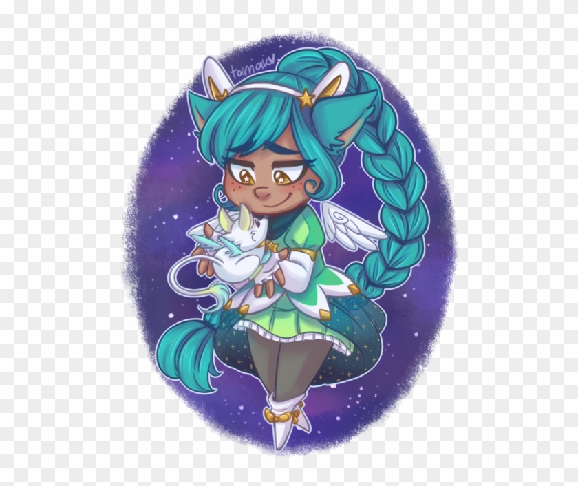 I Really Wanted To Re-draw This Design I Had Of Star - Star Guardian Tristana Clipart