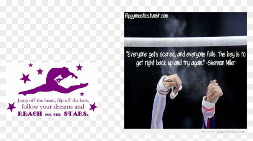 Picture - Jump Off The Beam Flip Off The Bars Follow Your Dreams Clipart