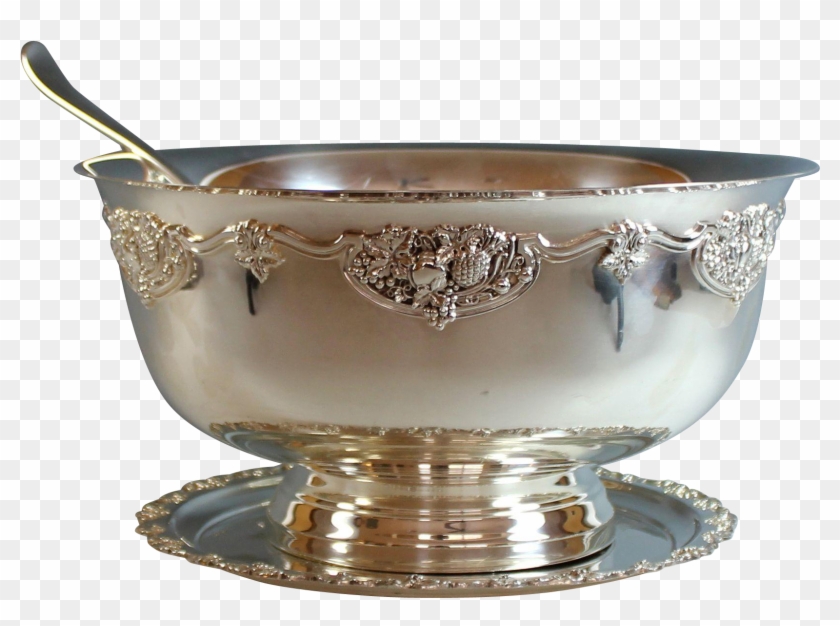 Punch Bowl Png - Silver Punch Bowl Clipart #4493102
