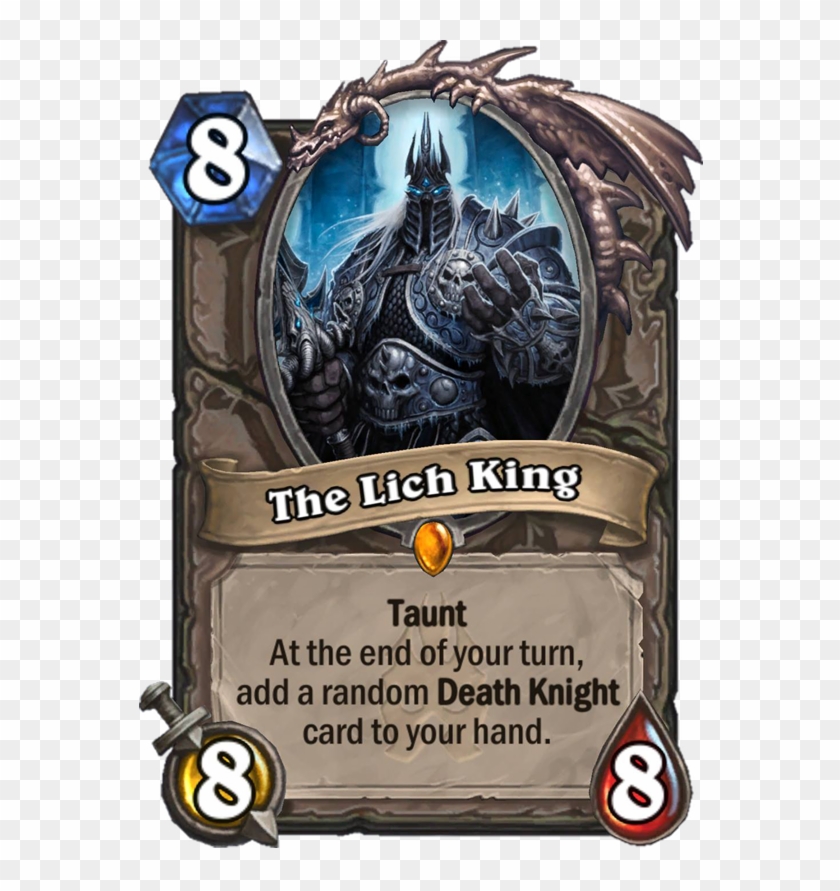The Lich King Card - Hearthstone Mech C Thun Clipart #4493147