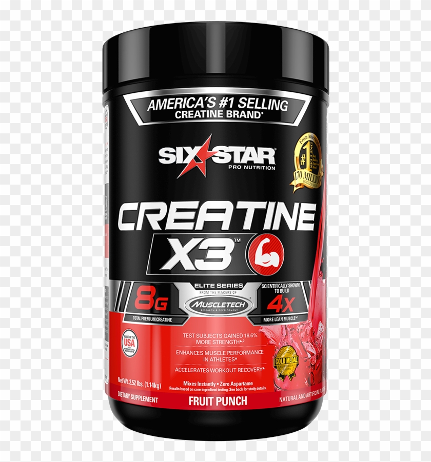 Creatine X3 - Six Star Creatine Clipart