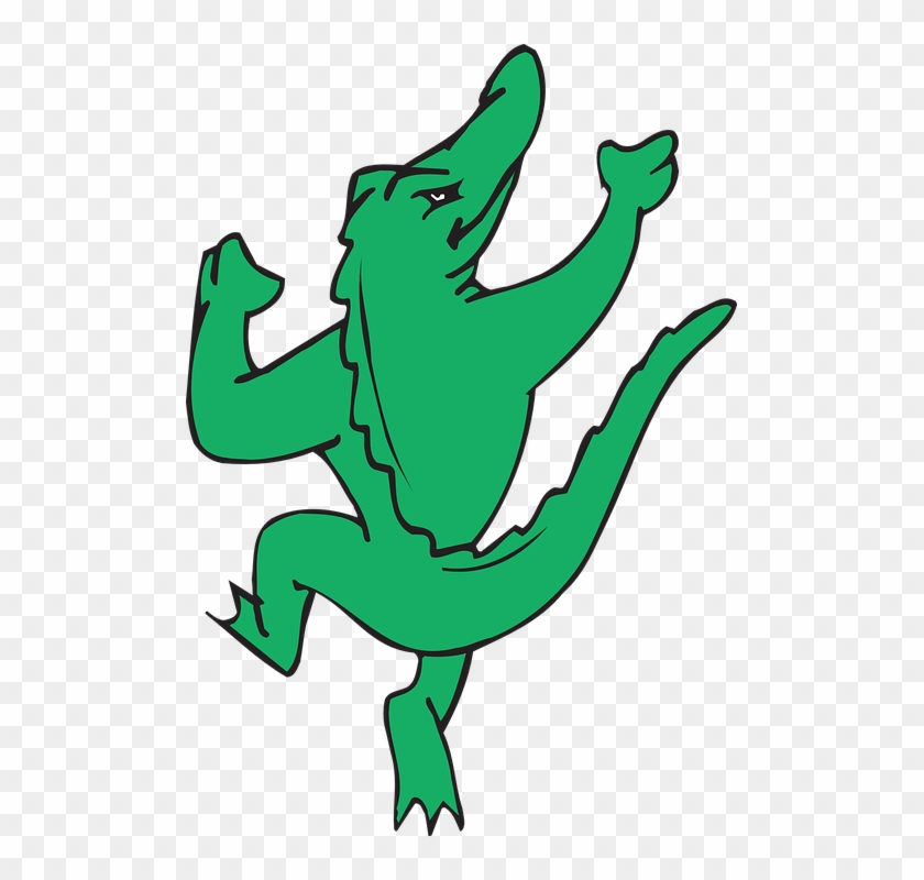 Dance, Happy, Dancing - Dancing Alligator Animated Gif Clipart #4493850