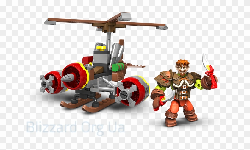 Megabloks Flying Machine 2 - Cartoon Clipart #4493974