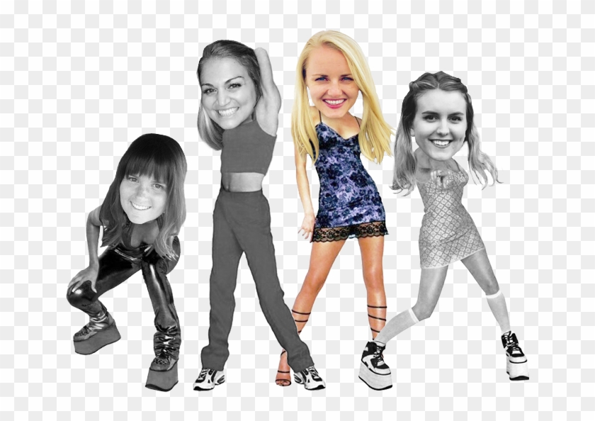 Wedding Party Girls Wedding Party Girls Wedding Party - Girl Clipart #4494278