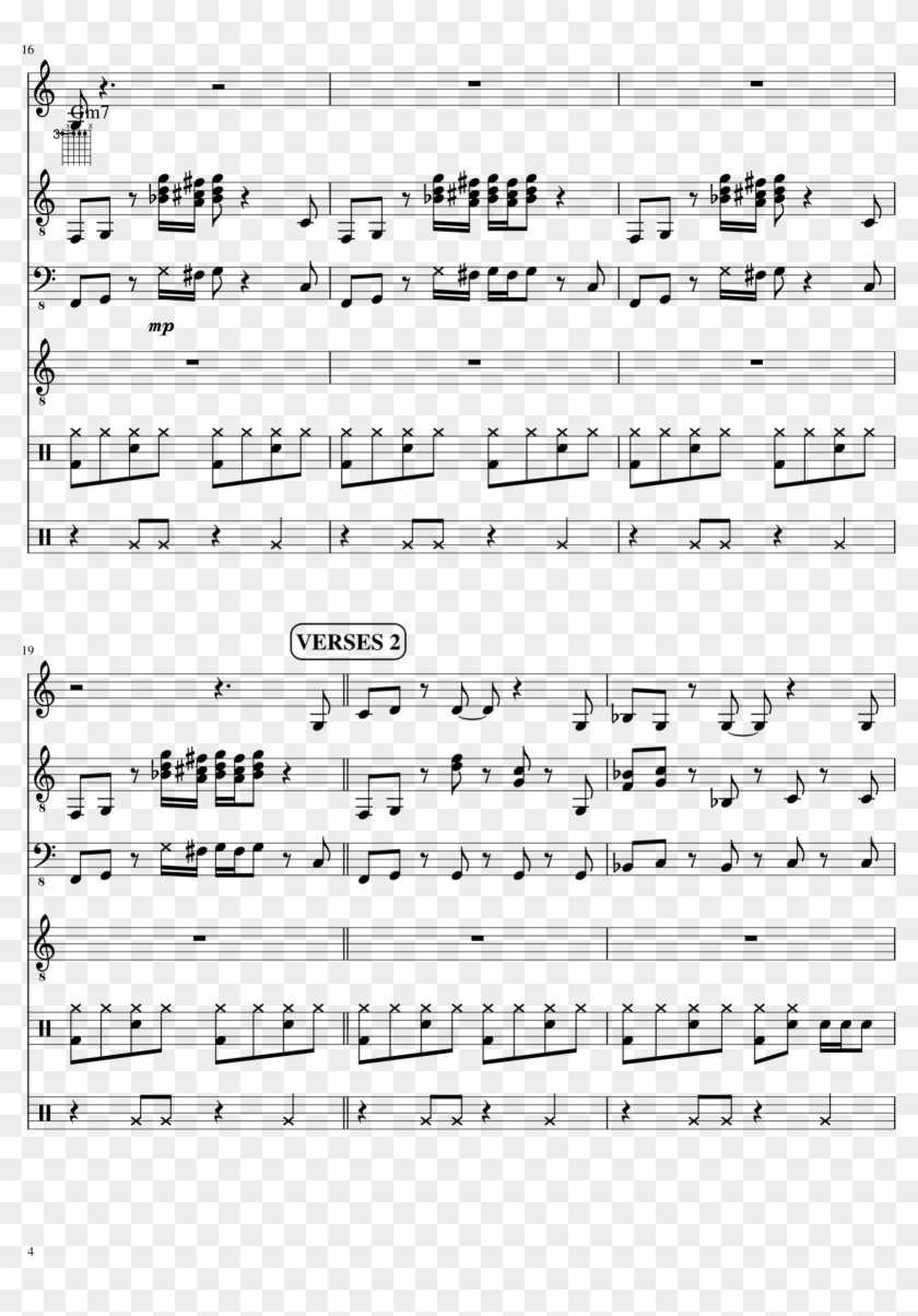 Shiek Slide, Image - Sheet Music Clipart #4494682