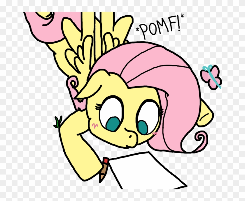 Fluttershy Pony Yellow Vertebrate Nose Clip Art Cartoon - Cartoon - Png Download #4494771