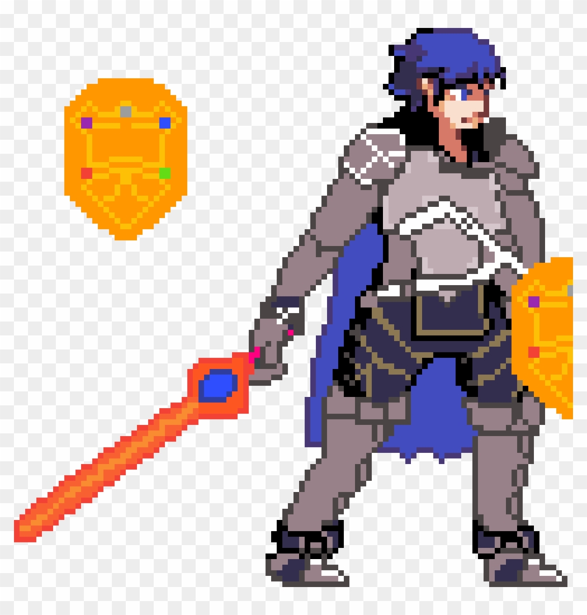 Chrom 2 Shield - Cartoon Clipart #4495165