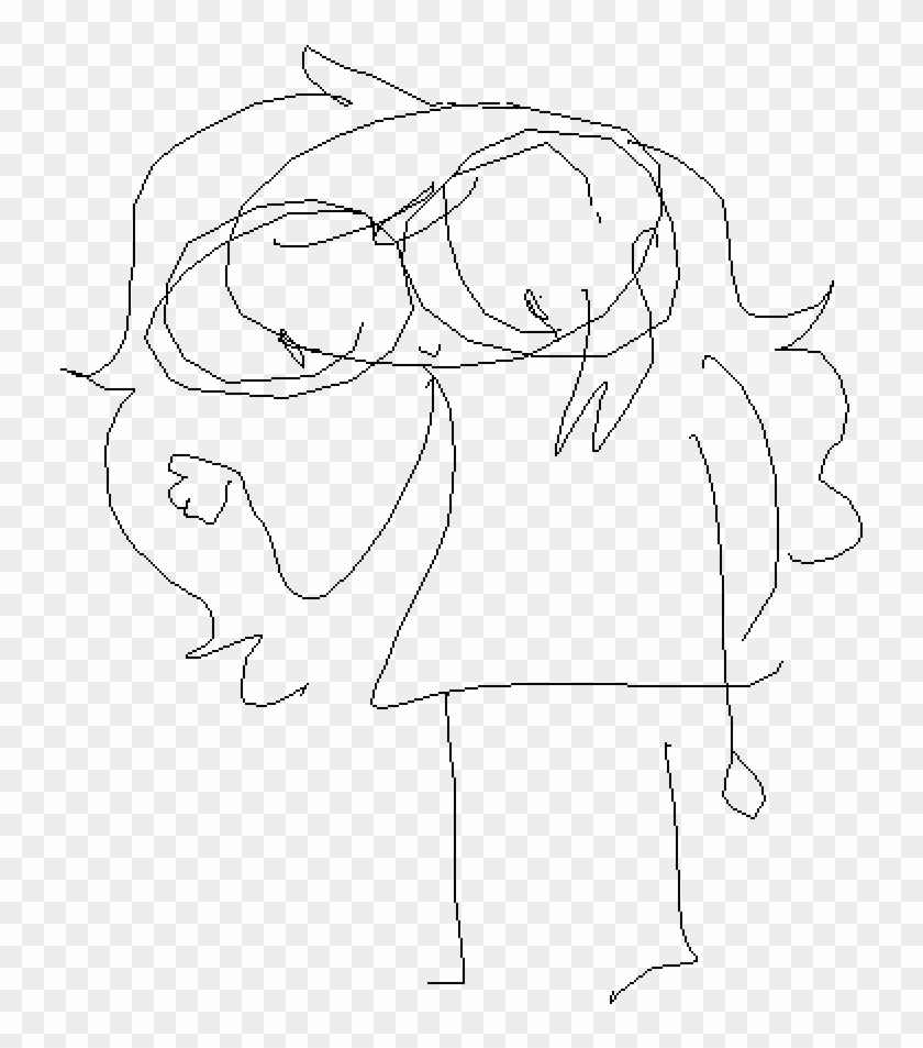 I Just - Line Art Clipart